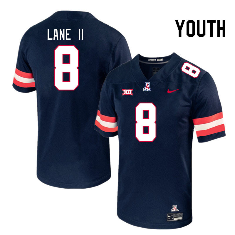 Youth #8 Sterling Lane II Arizona Wildcats Big 12 Conference College Football Jerseys Stitched-Navy